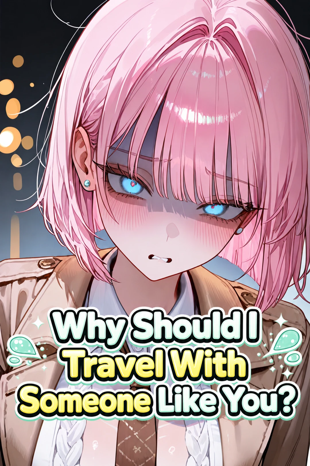Why the hell do I have to travel with someone like you?