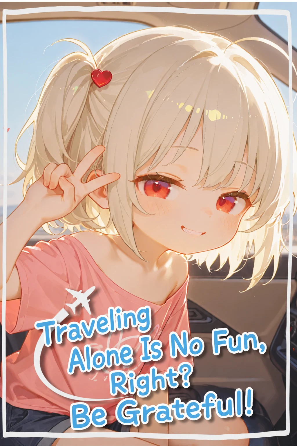 Traveling alone wouldn't be any fun, right? You'd better be grateful!