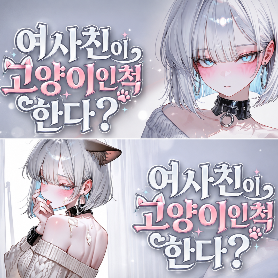여사친이 고양이인척한다?